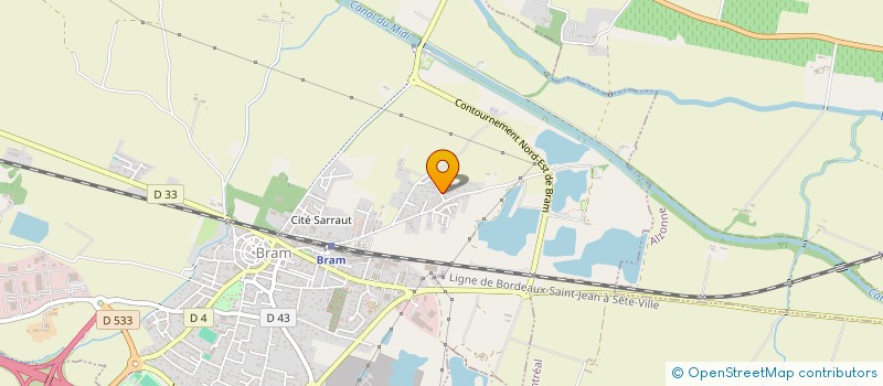 localisation de l'entreprise MONSIEUR FRANCK LUCAS  BRAM