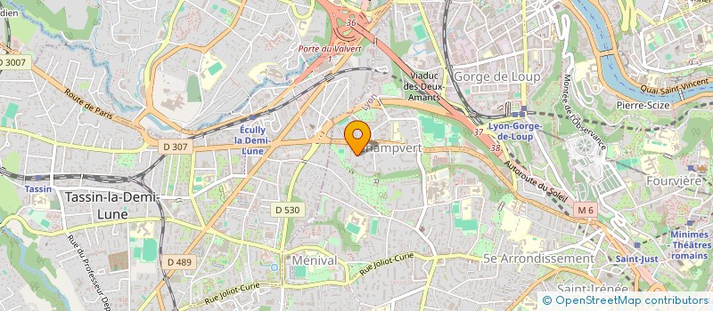 localisation de l'entreprise MONSIEUR FRANCK LUJAN  LYON