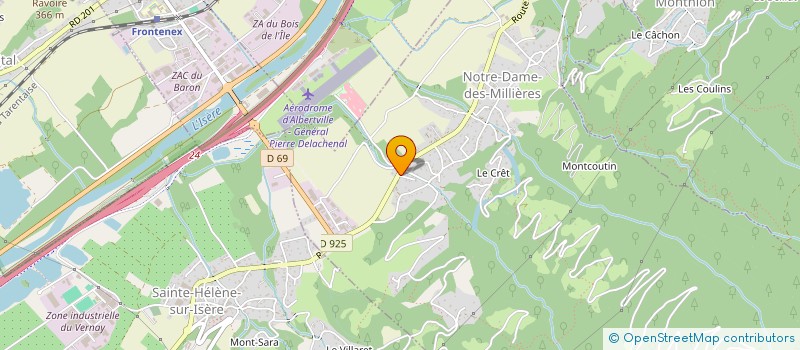 localisation de l'entreprise MONSIEUR FRANCK LUTZ  NOTRE-DAME-DES-MILLIERES