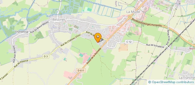 localisation de l'entreprise MONSIEUR FRANCK LYS  BESSINES