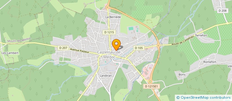 localisation de l'entreprise MONSIEUR FRANCK MACHADO  CASTELNAU-DE-MEDOC