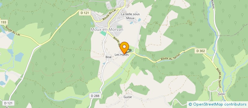 localisation de l'entreprise MONSIEUR FRANCK MAIRE à MOUX-EN-MORVAN