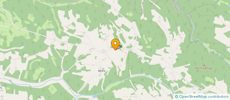 localisation de l'entreprise MONSIEUR FRANCK MAISON  ARCHIGNAC