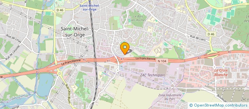 localisation de l'entreprise MONSIEUR FRANCK MALAPEAU  SAINT-MICHEL-SUR-ORGE