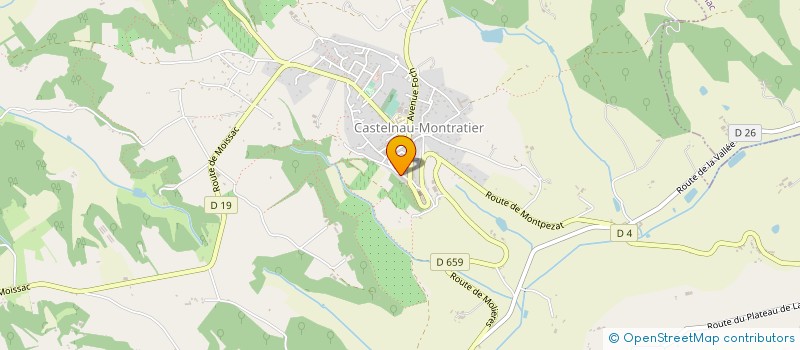 localisation de l'entreprise MONSIEUR FRANCK MALFAIT  CASTELNAU-MONTRATIER