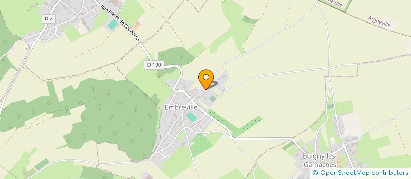 localisation de l'entreprise MONSIEUR FRANCK MALIN  EMBREVILLE