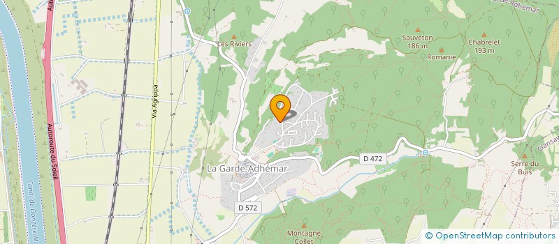 localisation de l'entreprise MONSIEUR FRANCK MALINCONI  LA GARDE-ADHEMAR