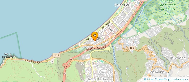 localisation de l'entreprise MONSIEUR FRANCK MALKA  SAINT-PAUL