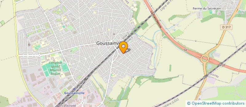 localisation de l'entreprise MONSIEUR FRANCK MALLET  GOUSSAINVILLE