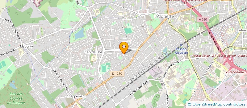 localisation de l'entreprise MONSIEUR FRANCK MALPEL  PESSAC