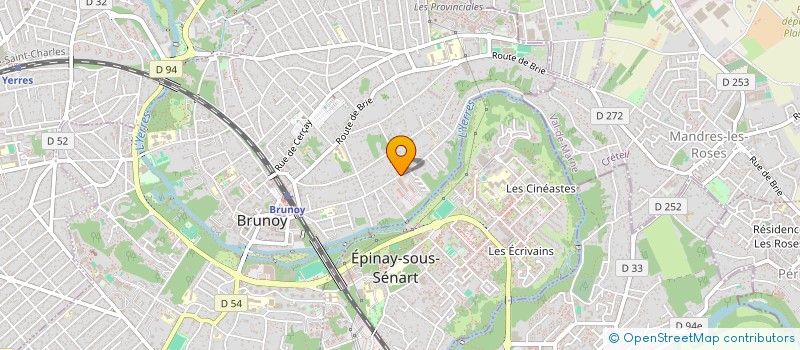 localisation de l'entreprise MONSIEUR FRANCK MALRIEU à BRUNOY
