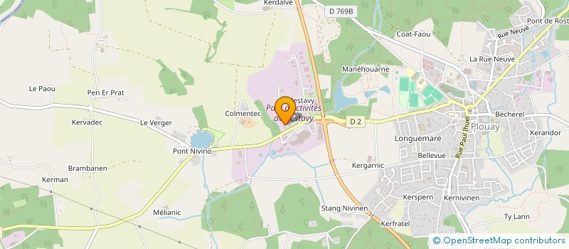 localisation de l'entreprise MONSIEUR FRANCK MANCEAU à PLOUAY