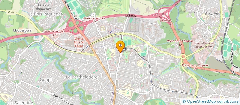 localisation de l'entreprise MONSIEUR FRANCK MANGOUMA à NANTES