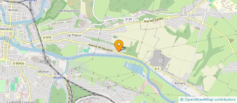 localisation de l'entreprise MONSIEUR FRANCK MANIERE  CHARLEVILLE-MEZIERES