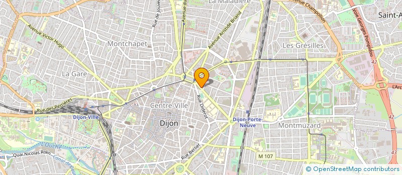 localisation de l'entreprise MONSIEUR FRANCK MANSANTI à DIJON
