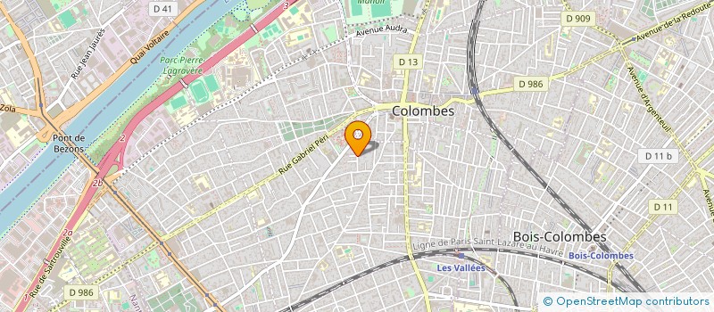 localisation de l'entreprise MONSIEUR FRANCK MARCHAL à COLOMBES