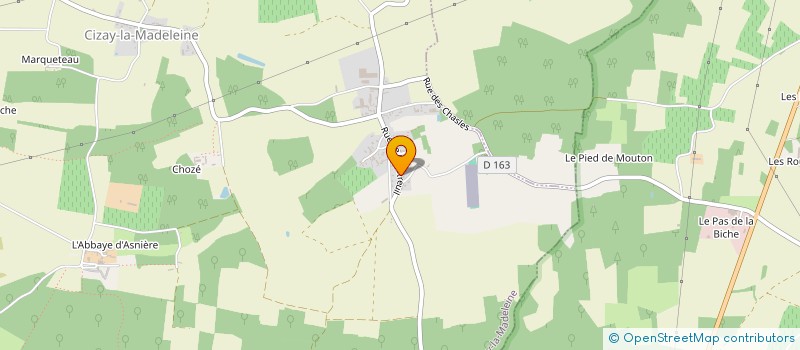 localisation de l'entreprise MONSIEUR FRANCK MARCHAND  CIZAY-LA-MADELEINE