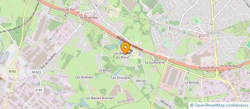 localisation de l'entreprise MONSIEUR FRANCK MARCHAND à BOUGUENAIS