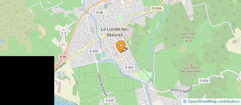 localisation de l'entreprise MONSIEUR FRANCK MARCHESI à LA LONDE-LES-MAURES