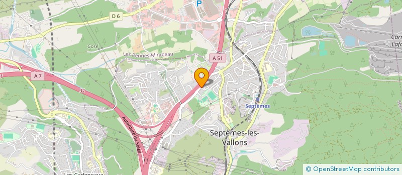 localisation de l'entreprise MONSIEUR FRANCK MAREIGNER à SEPTEMES LES VALLONS