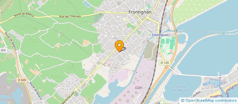 localisation de l'entreprise MONSIEUR FRANCK MARGNOUX à FRONTIGNAN