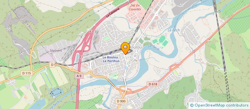 localisation de l'entreprise MONSIEUR FRANCK MARGRY à LE BOULOU