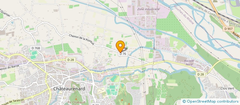 localisation de l'entreprise MONSIEUR FRANCK MARIE  CHATEAURENARD