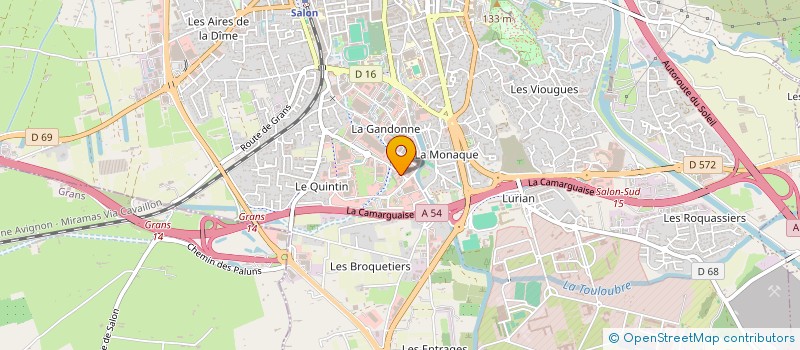 localisation de l'entreprise MONSIEUR FRANCK MARMIER  SALON-DE-PROVENCE