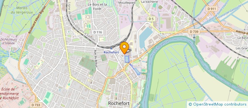 localisation de l'entreprise MONSIEUR FRANCK MAROLEAU  ROCHEFORT