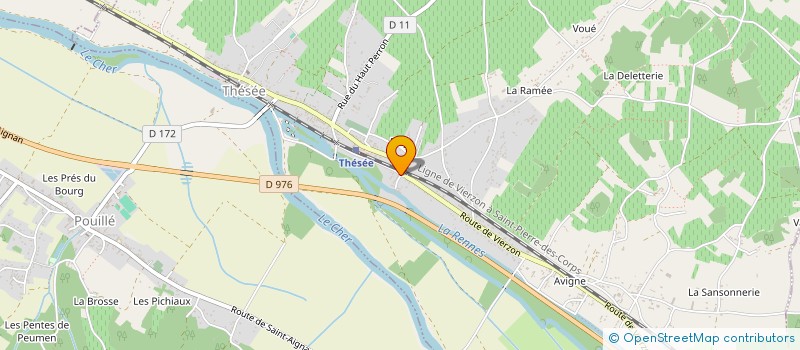 localisation de l'entreprise MONSIEUR FRANCK MARQUAND  THESEE