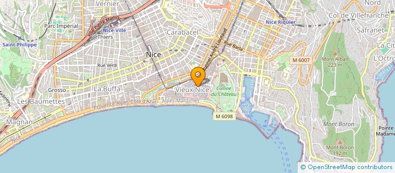 localisation de l'entreprise MONSIEUR FRANCK MARSALA à NICE