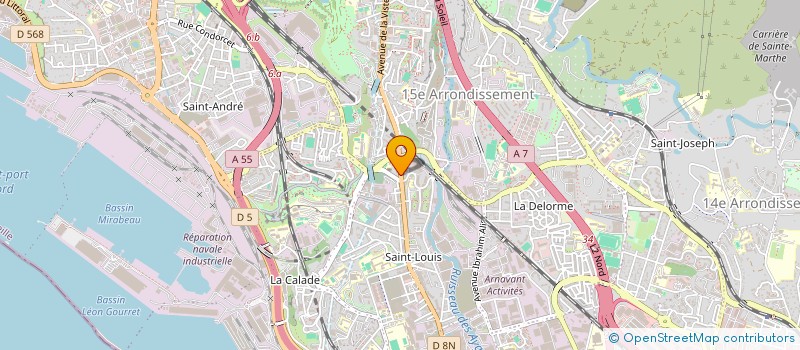 localisation de l'entreprise MONSIEUR FRANCK MARSICO à MARSEILLE 15EME