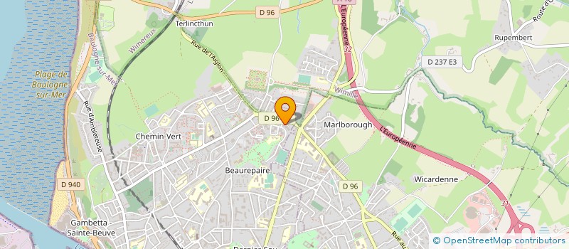localisation de l'entreprise MONSIEUR FRANCK MARTEL à BOULOGNE-SUR-MER