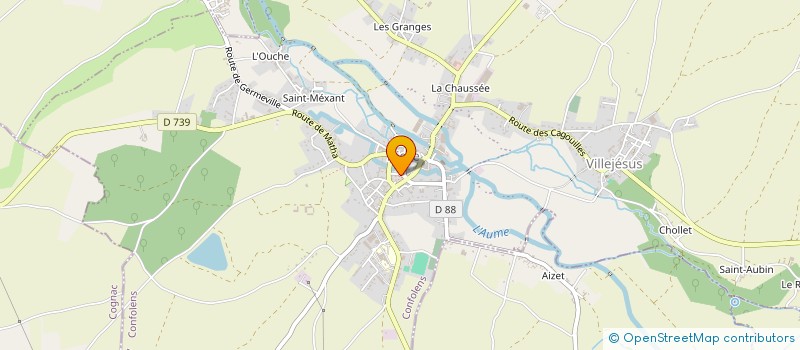 localisation de l'entreprise MONSIEUR FRANCK MARTIN à AIGRE