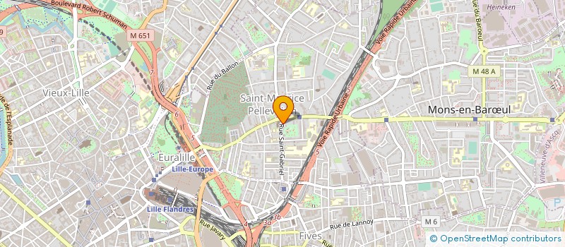 localisation de l'entreprise MONSIEUR FRANCK MARTIN à LILLE