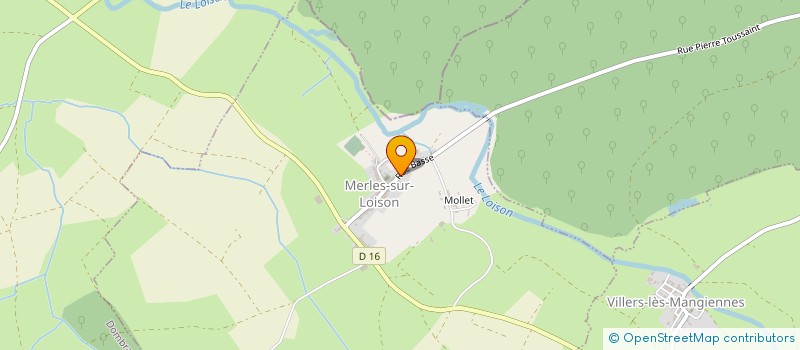 localisation de l'entreprise MONSIEUR FRANCK MARTIN à MERLES-SUR-LOISON
