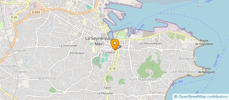 localisation de l'entreprise MONSIEUR FRANCK MARTIN à LA SEYNE-SUR-MER