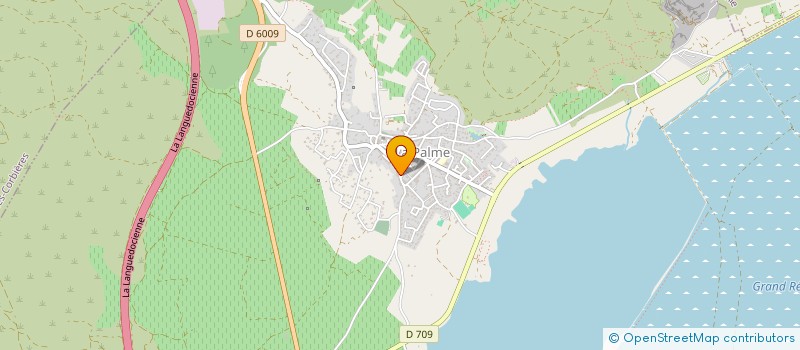 localisation de l'entreprise MONSIEUR FRANCK MARTINEZ  LA PALME