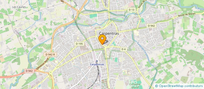 localisation de l'entreprise MONSIEUR FRANCK MARTINEZ à CARPENTRAS