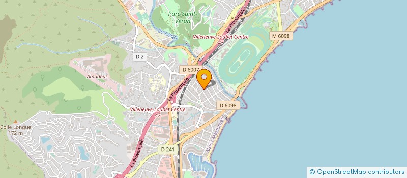 localisation de l'entreprise MONSIEUR FRANCK MARTINIEN à VILLENEUVE-LOUBET