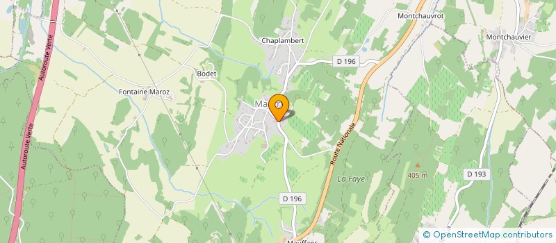 localisation de l'entreprise MONSIEUR FRANCK MARTINS  MANTRY