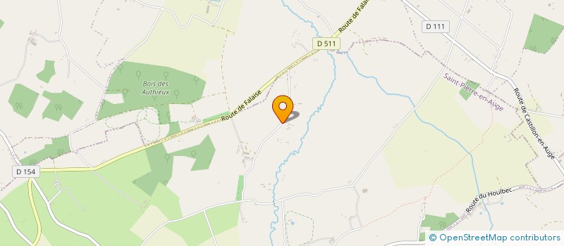 localisation de l'entreprise MONSIEUR FRANCK MARY  SAINT-PIERRE-EN-AUGE