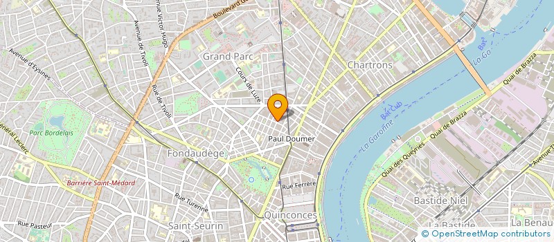 localisation de l'entreprise MONSIEUR FRANCK MASCLAUX à BORDEAUX