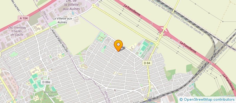 localisation de l'entreprise MONSIEUR FRANCK MASSON  MITRY-MORY