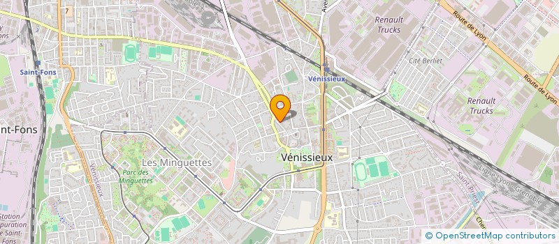 localisation de l'entreprise MONSIEUR FRANCK MATH à VENISSIEUX