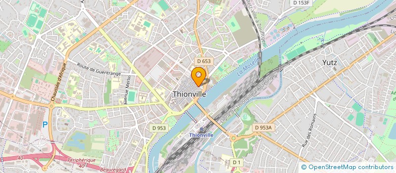 localisation de l'entreprise MONSIEUR FRANCK MATHIEZ  THIONVILLE