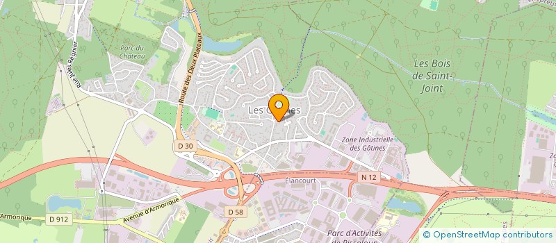 localisation de l'entreprise MONSIEUR FRANCK MATHURIN  PLAISIR