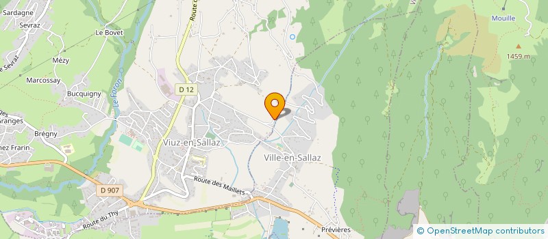 localisation de l'entreprise MONSIEUR FRANCK MATHY  VIUZ-EN-SALLAZ