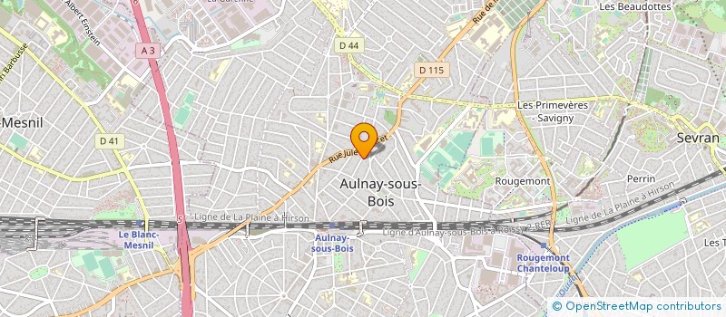 localisation de l'entreprise MONSIEUR FRANCK MATINDA à AULNAY-SOUS-BOIS