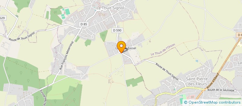 localisation de l'entreprise MONSIEUR FRANCK MATTI  LE THUIT DE L'OISON